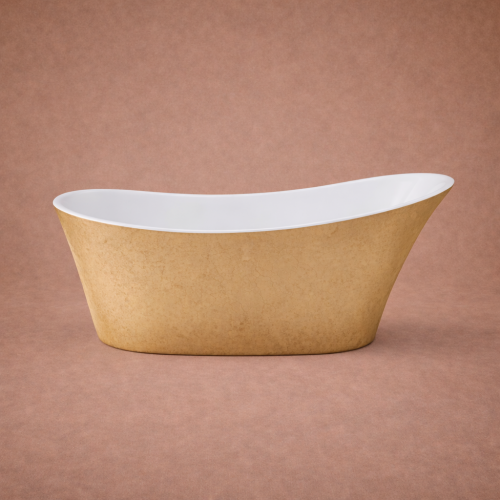 Luxus-Gold-Effekt Einzel endete freistehende Acryl-Badewanne - 170,5 CM von Luxury Group International