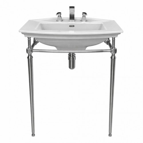 Luxury Chrome Plated Designer Bathroom Washstand