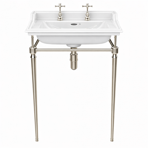 Luxury Heritage Bathroom Washstand in Gold Plated Finish – 62.5 CM by Luxury Group International