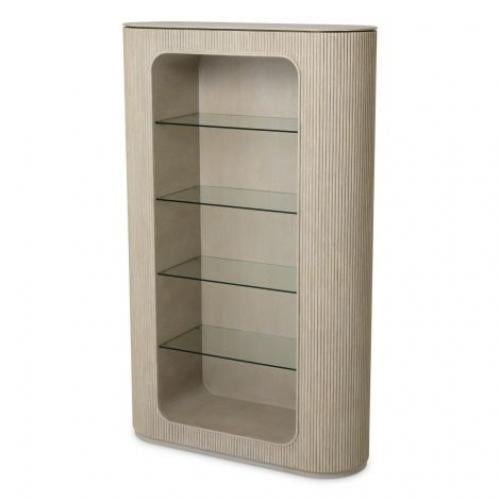 Luxus aus weißem Holz Schrank mit Glas Rack Lagerung von Luxury Group International