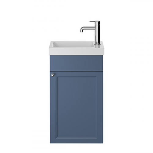 Luxus Maritime Blau Finish Wand hängende einzelne Tür Garderobe Unit - 40 CM von Luxury Group International