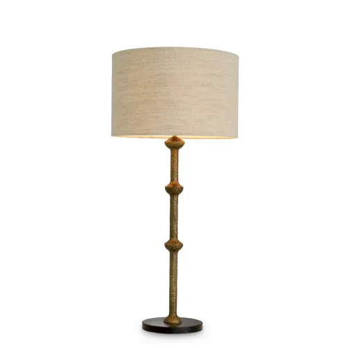 Luxuriöse skulpturale Tischlampe aus Vintage-Messing von Luxury Group International