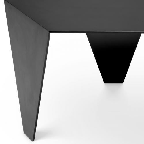 Luxury Hexagonal Bronze/Brushed Brass Accent Side Table by Luxury Group International