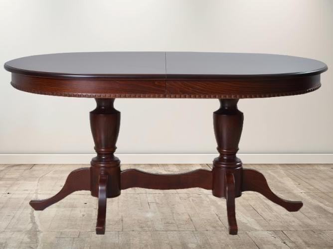 Luxury Extendable Oval Dining Table with Sculpted Pedestal Base by Luxury Group International