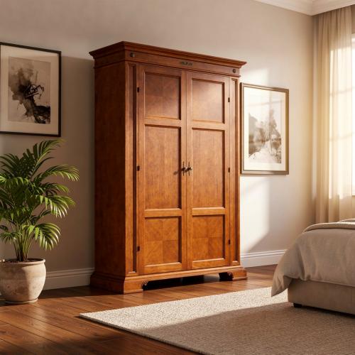 Baroque Luxury Double Door Wooden Shelve Cabinet - Baroque Furniture Lifestyle View by Luxury Group International