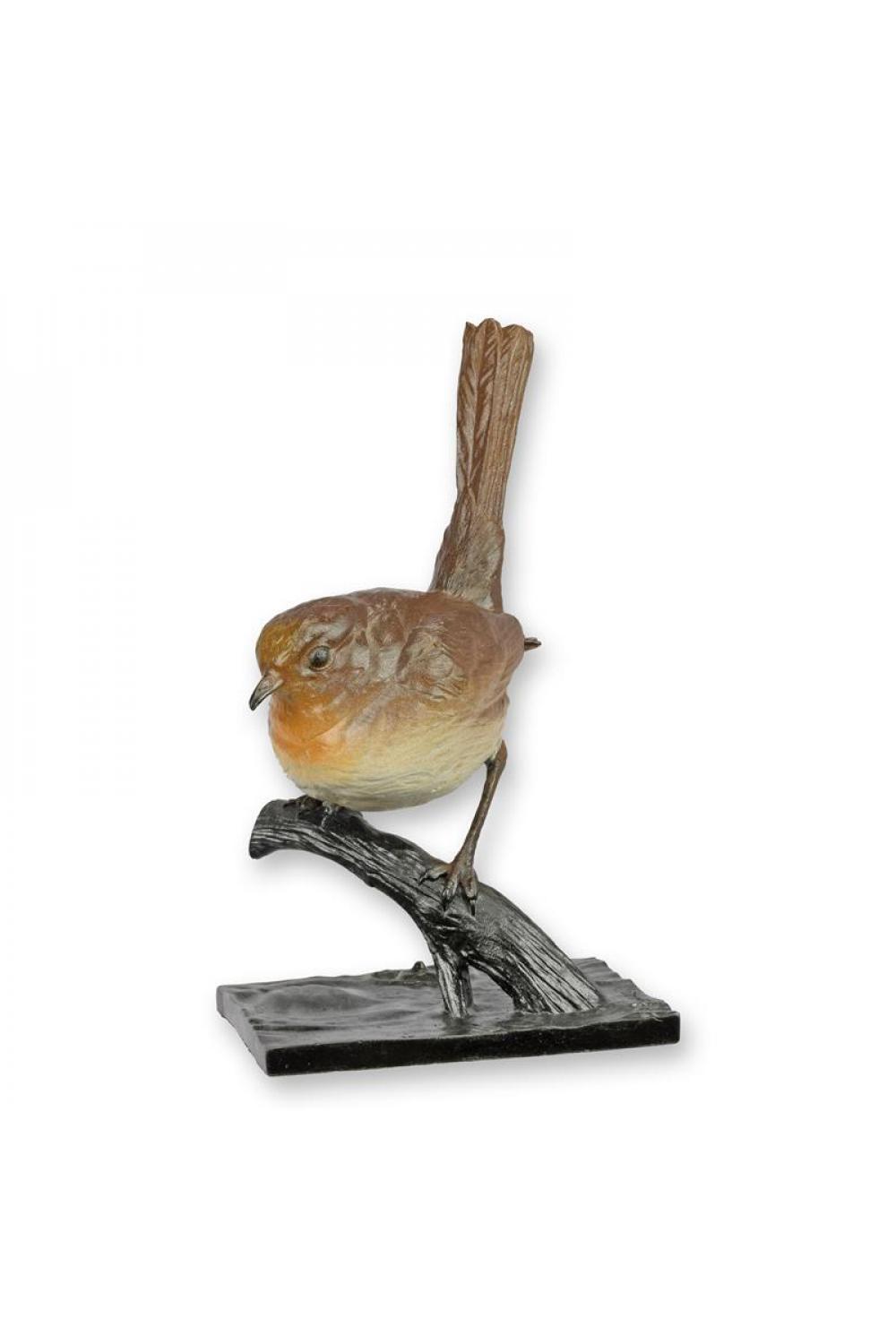 Luxury Bronze Robin Sculpture