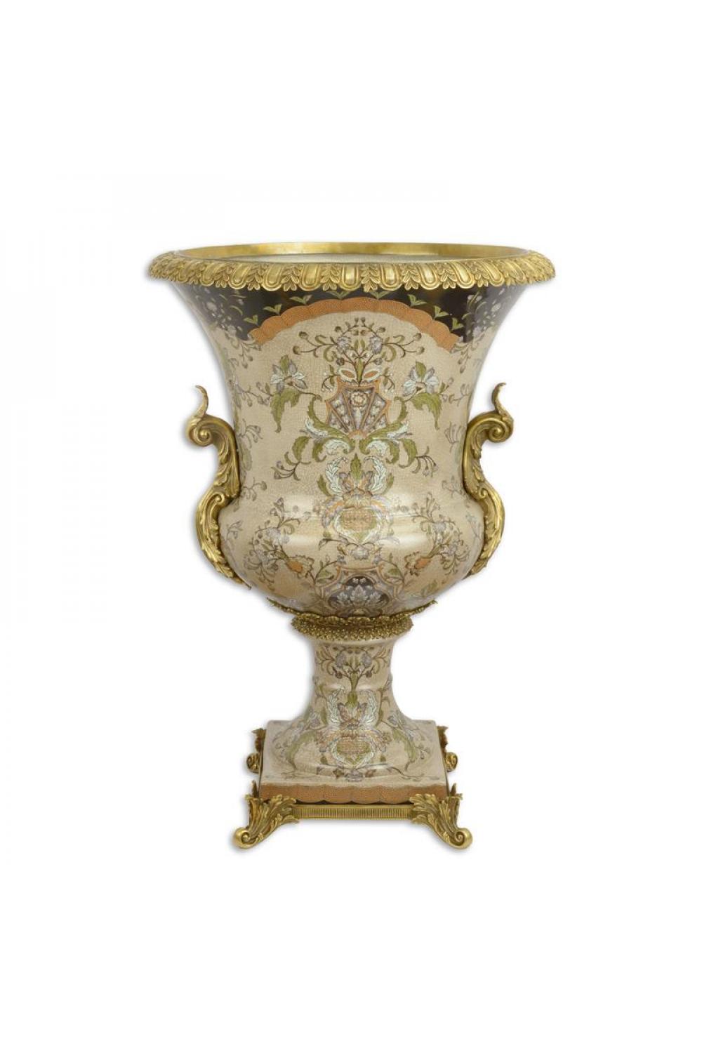 Luxury Porcelain Baroque Urn