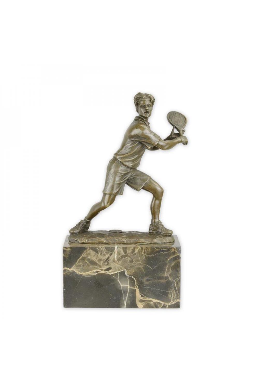 Luxury Bronze Tennis Player Sculpture