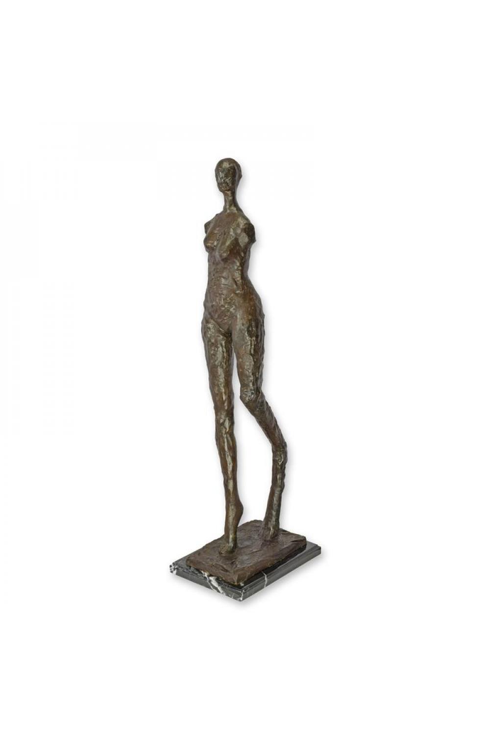 Luxus Bronze Walking Nude Skulptur