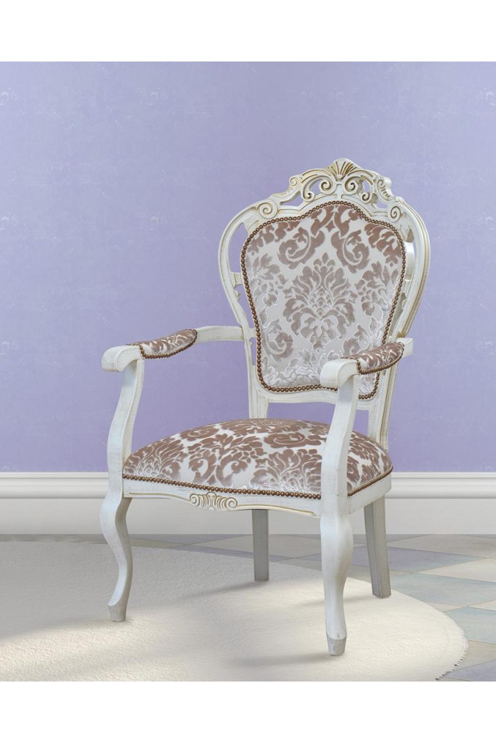 Luxuriöser Polster-Medaillon-Sessel