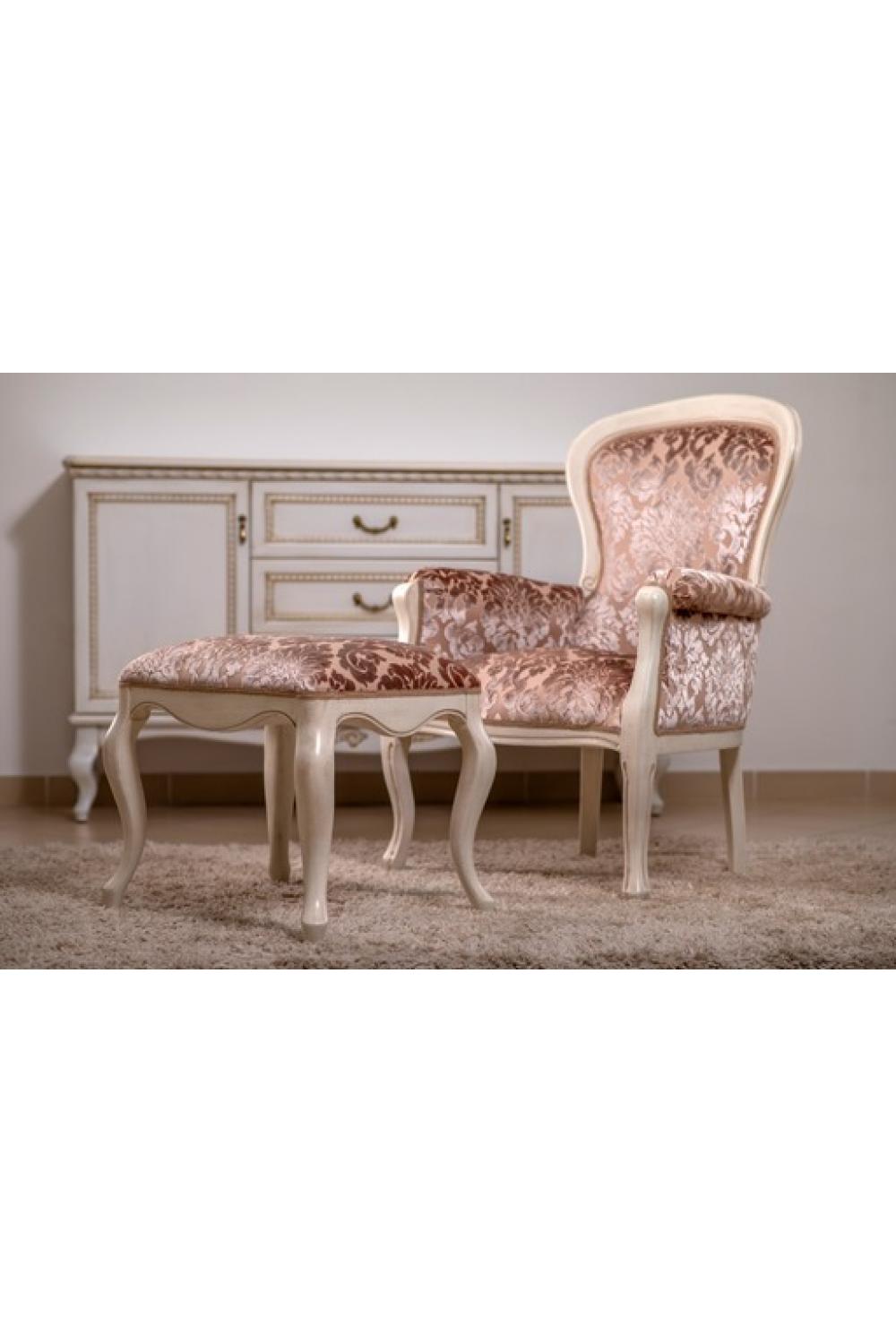 Luxuriöser gepolsterter Ohrensessel