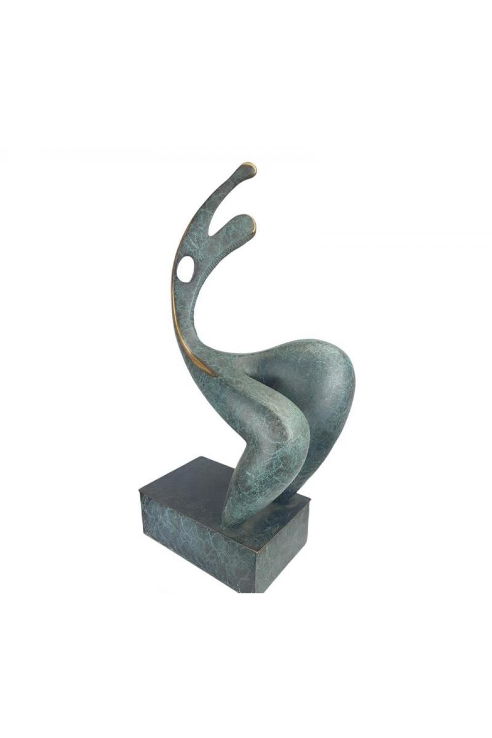 Luxuriöse Bronze Moderne Weibliche Akt-Skulptur