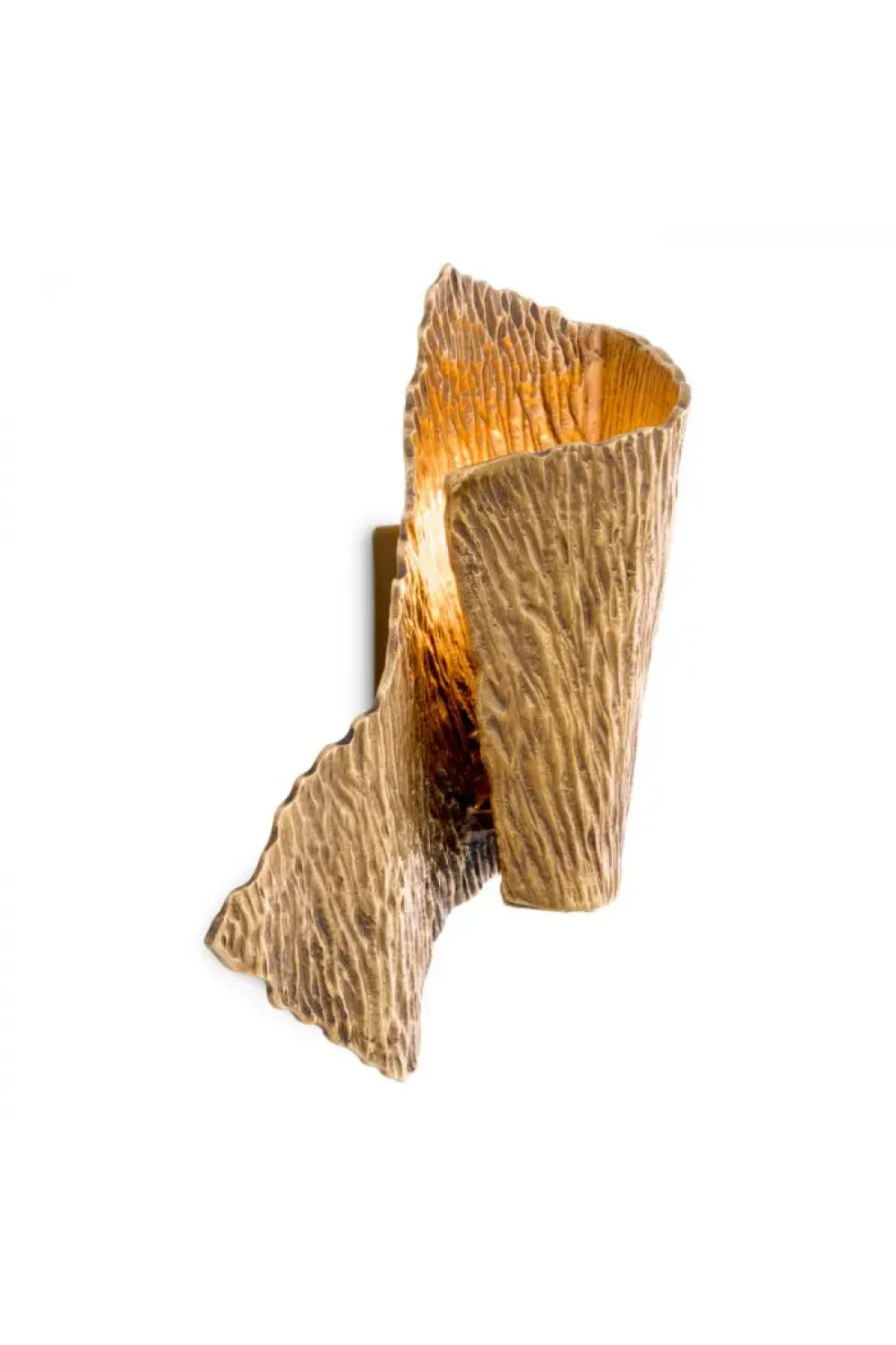 Luxury Wall Lamp Craft in Vintage Brass Finish