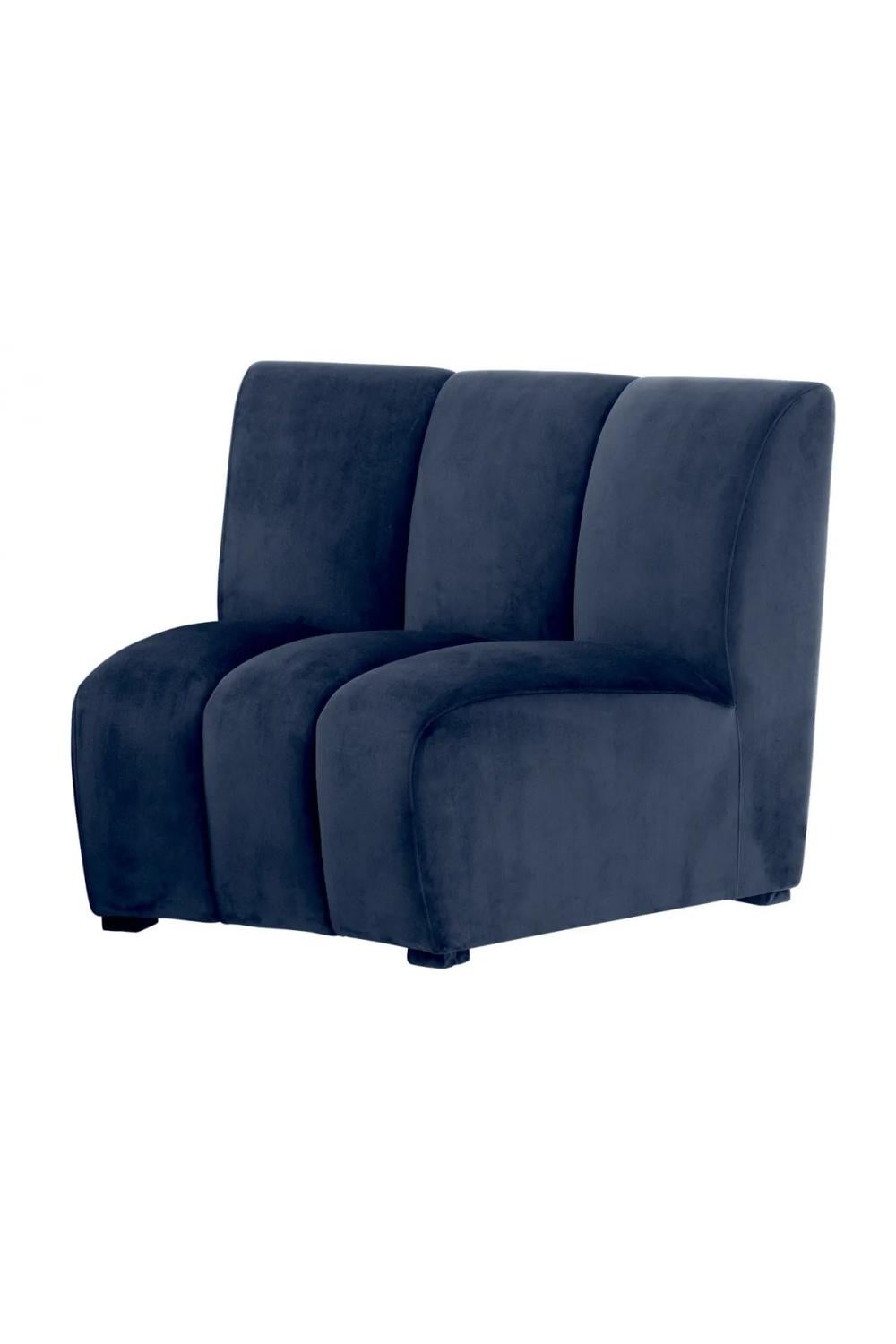 Luxuriöses modulares Samtsofa mit skulpturalem, zeitgenössischem Design von Luxury Group International