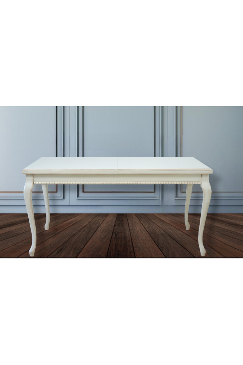 Luxury Classic Rectangular Dining Table with Elegant Baroque Detailing