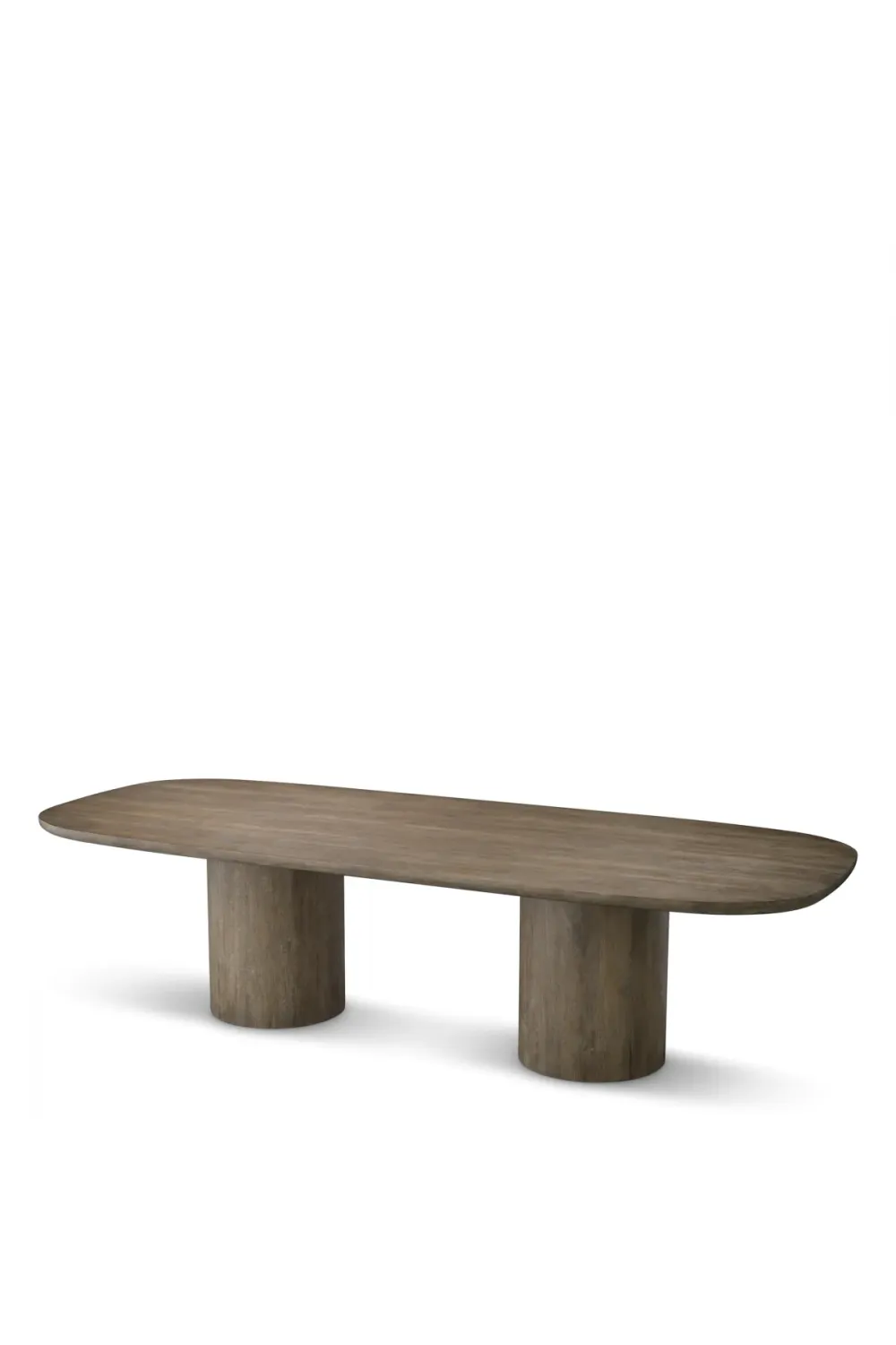 Luxury Rectangular Silverstone Oak Veneer Dining Table