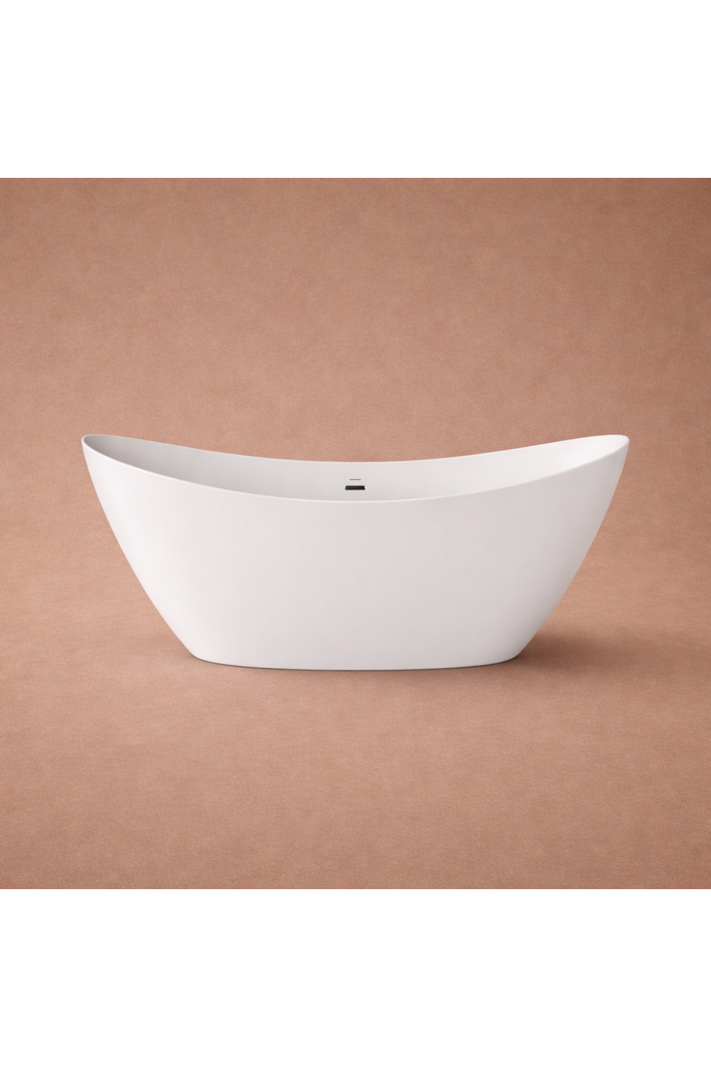 Luxury Freestanding White Color Acrylic Bath with Balanced Double Ended Design