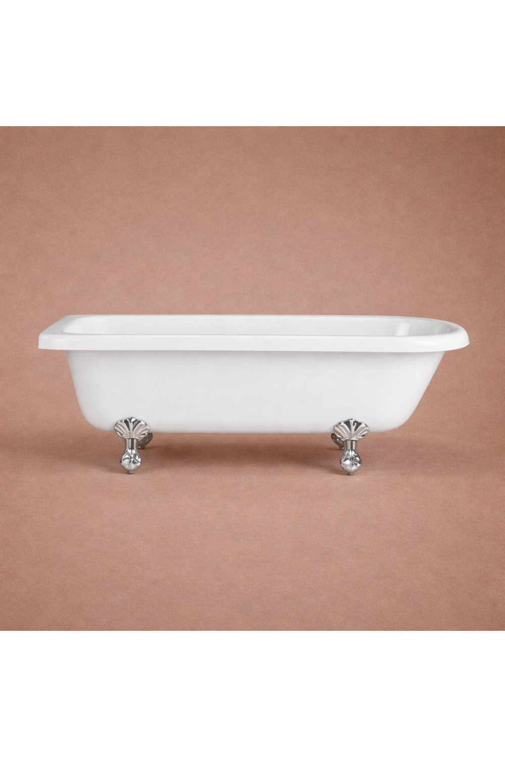 Luxury Freestanding Corner Acrylic Bathtub in White Color Finish