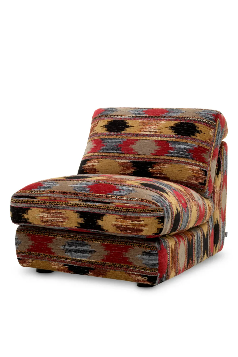 Luxury Arm Less Single Seater Sofa (Beige or Multicolor)