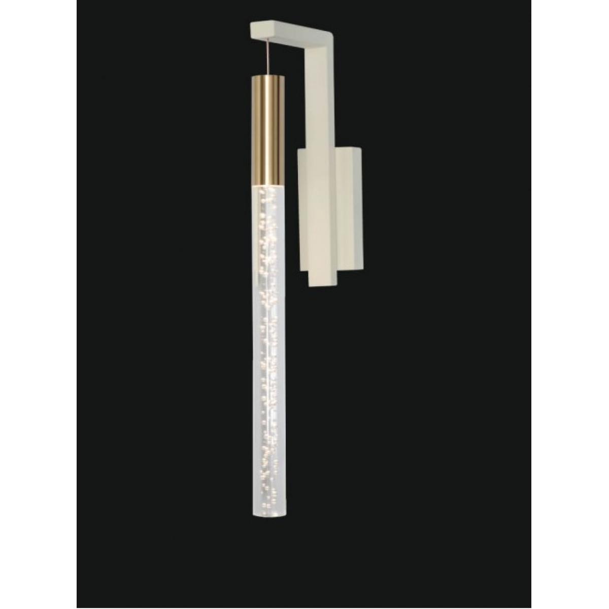 Antike Gold-Finish Luxus Kristall Bubble Pendelleuchte 1-flammige Wandleuchte von Luxury Group International