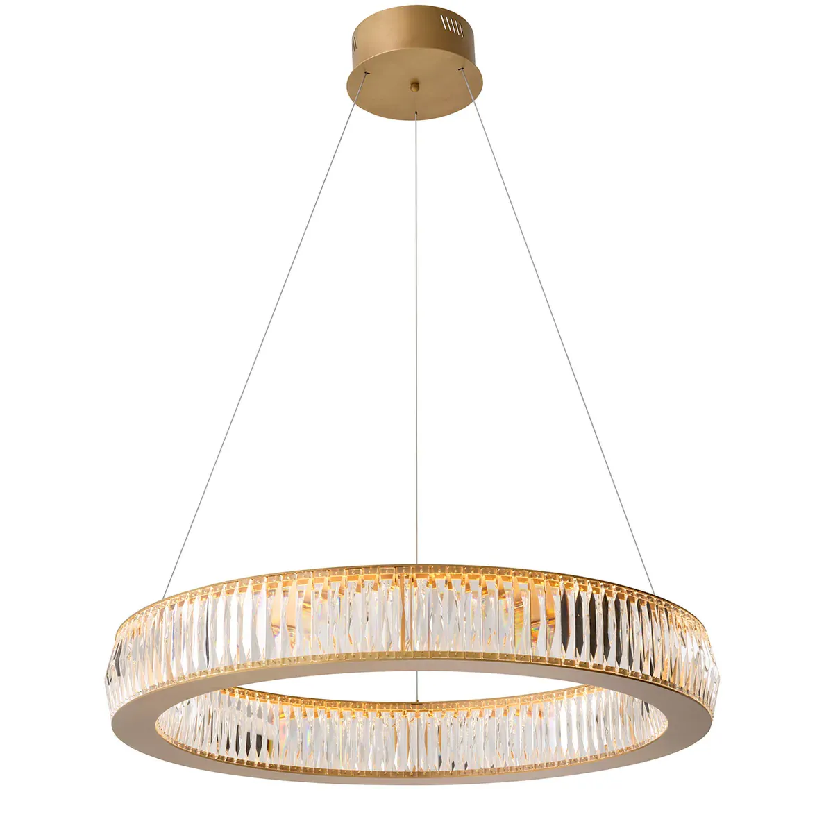 Golden Celestial Ring Luxury Modern LED Chandelier by Luxury Group International
