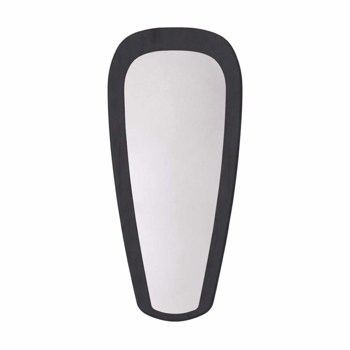 Luxury Matte Black Framed Wall Mirror by Luxury Group International