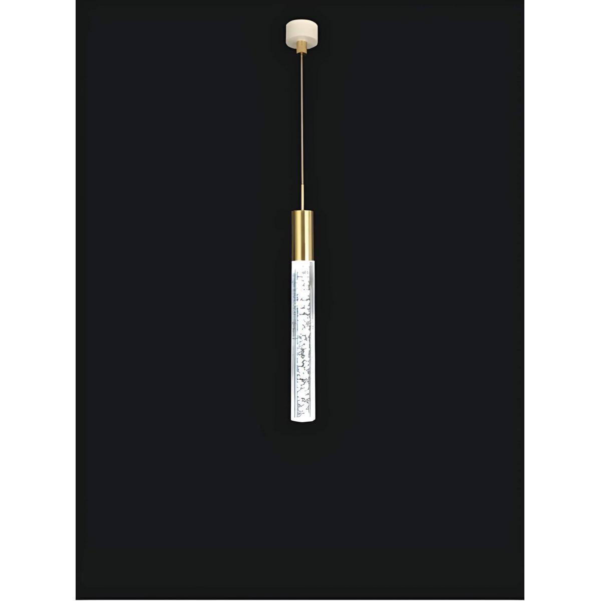 Luxus Kristall Bubble Pendelleuchte 1 Licht Moderner Goldener Deckenleuchter von Luxury Group International