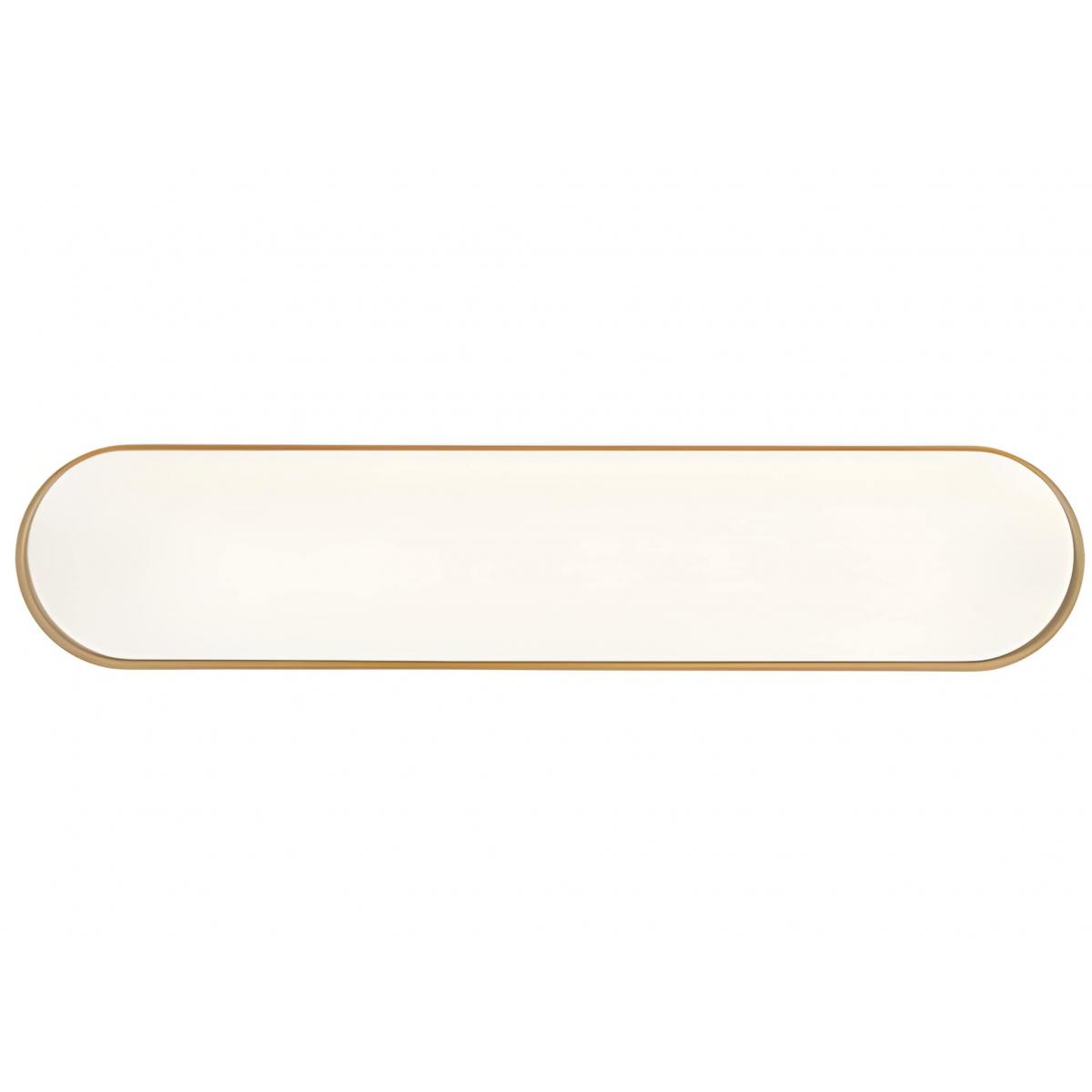 Miroir Mural Ovale Décoratif à Cadre Doré de Luxe par Luxury Group International