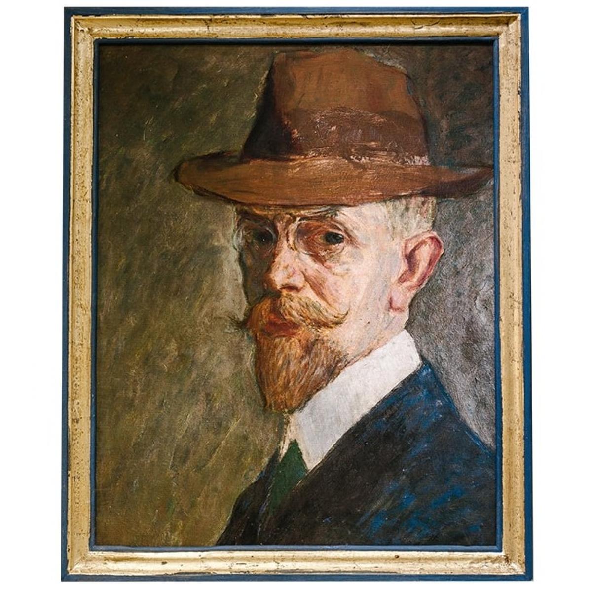 Luxus Vintage Herrenporträt Wandkunst mit klassischer europäischer Malerei von Luxury Group International