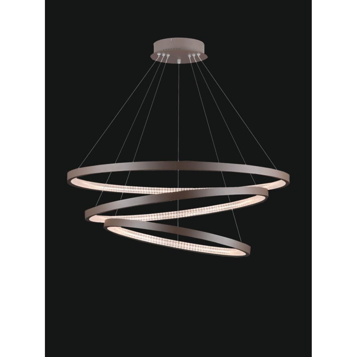Moderner LED 3-Ring-Pendelleuchter Luxus Kronleuchter von Luxury Group International