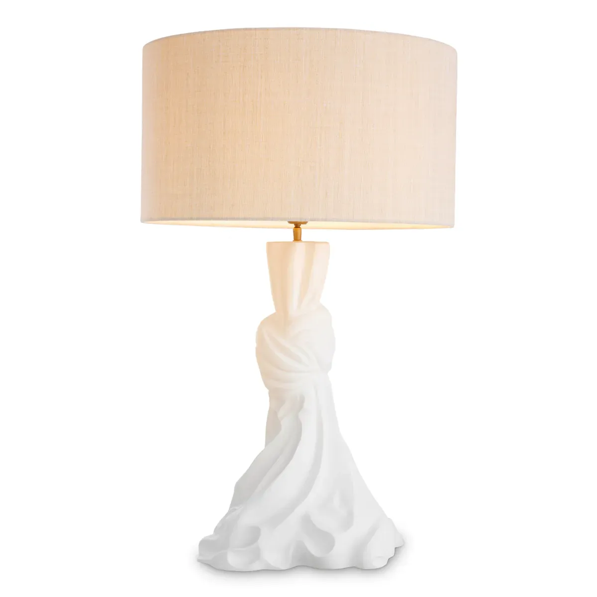 White Luxury Modern Table Lamp by Luxury Group International