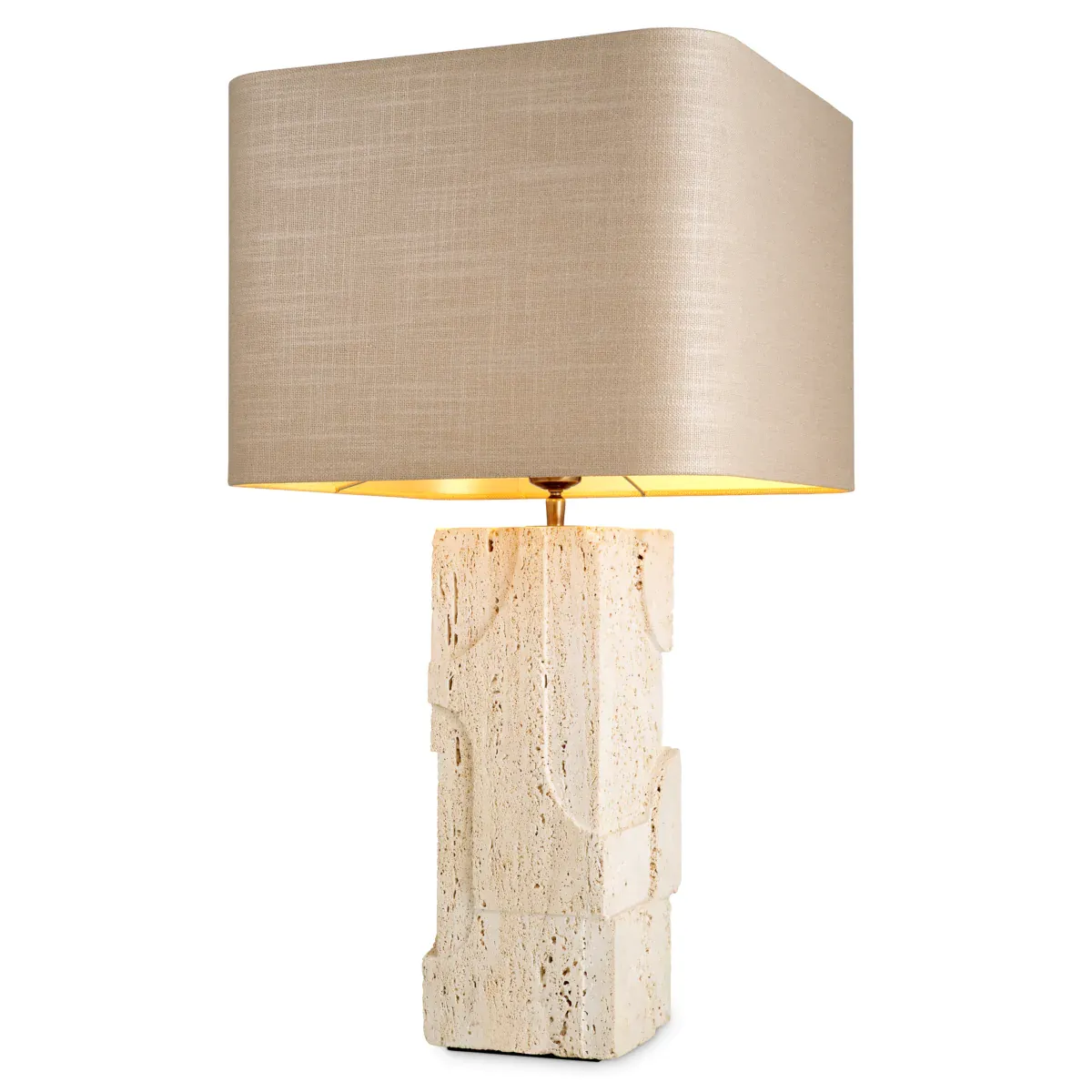 White / beige Modern Decorative Luxury Table Lamp H. 76 cm by Luxury Group International