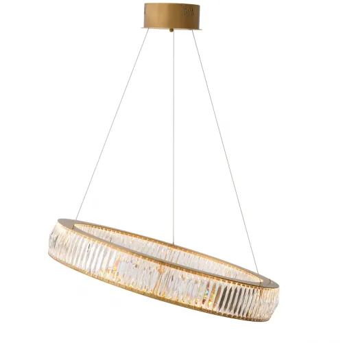 Golden Celestial Ring Luxury Modern LED Chandelier by Luxury Group International