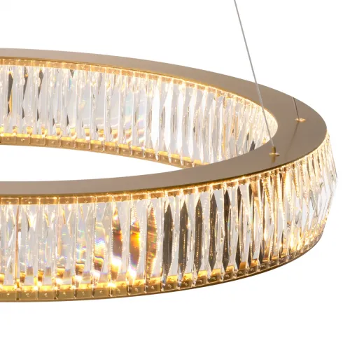 Golden Celestial Ring Luxury Modern LED Chandelier by Luxury Group International