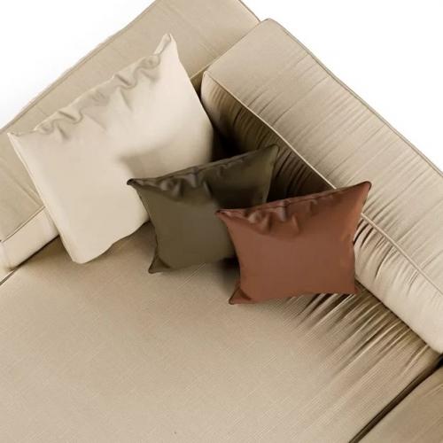 Cream Modern L-Shaped Deep Sectional Sofa Furniture Set for Living Room Lounge-Luxury sofa by Luxury Group International