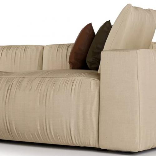 Cream Modern L-Shaped Deep Sectional Sofa Furniture Set for Living Room Lounge-Luxury sofa by Luxury Group International