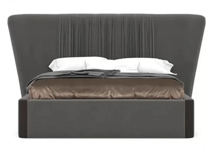Grey Headboard Luxury Bed - Modern Bed Design - Master Bedroom Design - Luxury Bedroom Furniture by Luxury Group International
