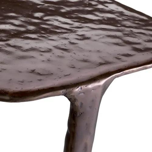 Luxury Black Bronze Finish Side Table for living room by Luxury Group International
