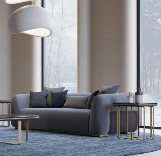 Luxus Beistelltisch mit schwarzer Marmorplatte und Messingrahmen – quadratisch, Wohnzimmermöbel von Luxury Group International