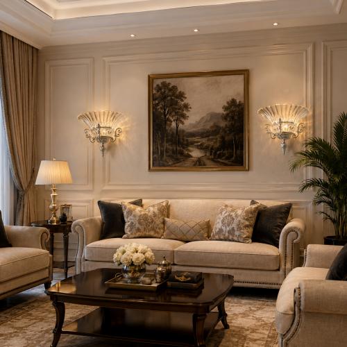 Luxury Bowl Wall Lamp in Chrome Silver with Clear Crystal Bowl by Luxury Group International