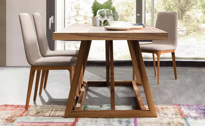 Luxury Cream Fabric Upholstered Armless Wooden Dining Chair by Luxury Group International