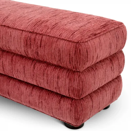 Luxus Polsterbank in Dusty Rose – Modernes Designer-Sitzmöbel für Schlafzimmer & Wohnzimmer von Luxury Group International