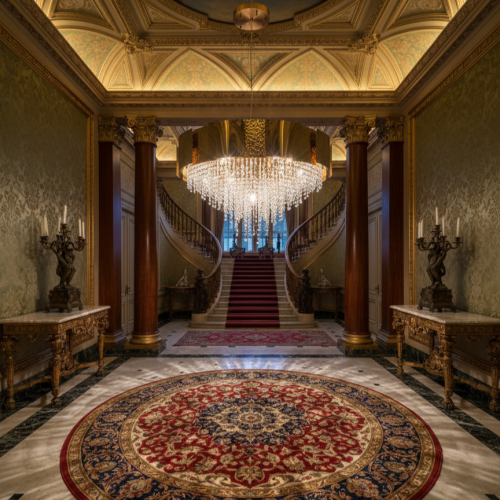 Luxury Gold Finish Art Deco Modern Crystal Raindrop Chandelier by Luxury Group International
