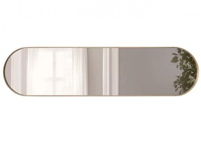 Luxury Golden Frame Decorative Oval Wall Mirror by Luxury Group International