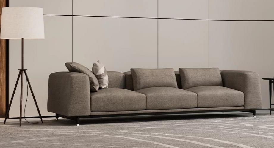 Modern Beige 3 Seater Luxury Sofa - Luxury Furniture - Hotel Sofa Lifestyle View by Luxury Group International
