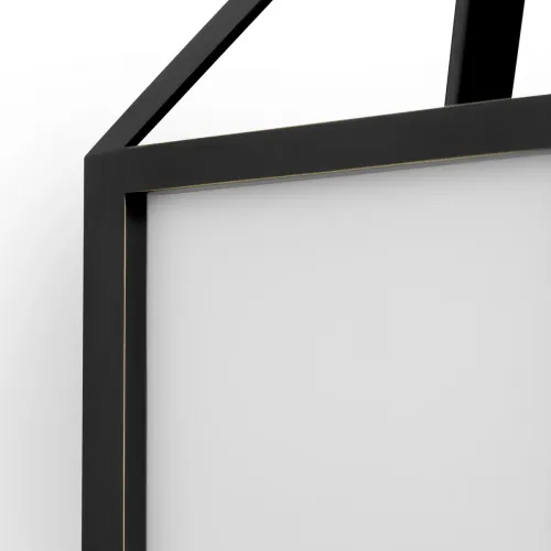 Luxury black frame outdoor wall light bronze / white H. 86 cm - Luxury outdoor lighting by Luxury Group International