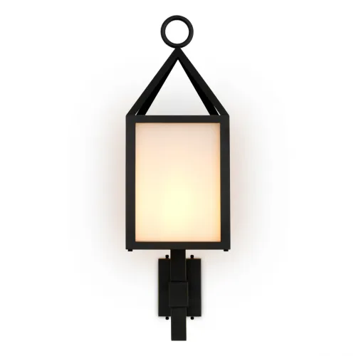 Luxury black frame outdoor wall light bronze / white H. 86 cm - Luxury outdoor lighting by Luxury Group International