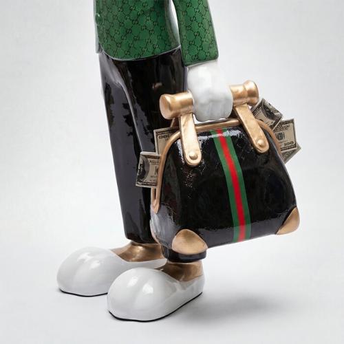 Luxury Rabbit Gangster Modern Sculpture - Modern Sculpture Bottom View by Luxury Group International