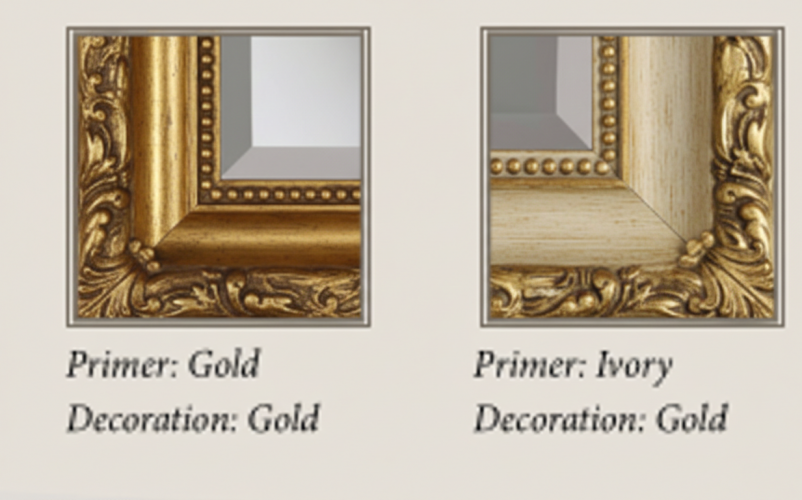 Luxus rechteckiger klassischer goldener Barock-Wandspiegel mit Perlen-Innenrahmen – 181 CM von Luxury Group International