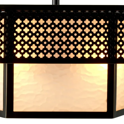 Lampada a Sospensione di Lusso con Finitura Bronzo Rotonda e Vetro Satinato di Luxury Group International